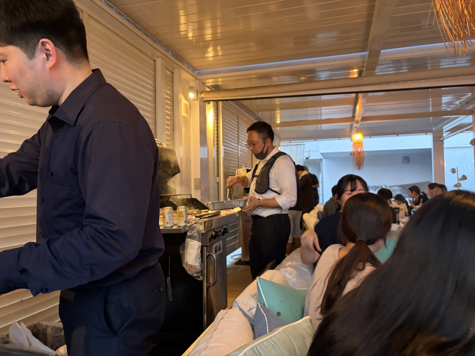 社員全員でBBQ